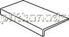 Rex Ceramiche Ardoise Blanc El. Elle Grip Спецэлемент 15х30х4 см