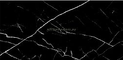 Art&Natura Ceramica Marmo Nero Marquina Rustic Carving Черный Глянцевый Керамогранит 60x120 см