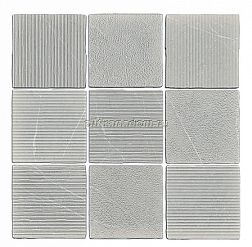 Wow Gea Carved Grey Керамогранит 12,5x12,5 см