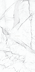 Flavour Granito Carara Strek Glossy Белый Полированный Керамогранит 60x120 см