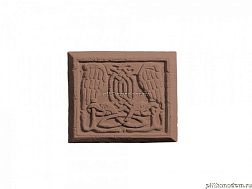 UniStone Изразец 4 Коричневый Вставка 29,5х29,5x4 см